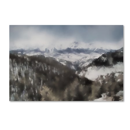 Jai Johnson 'Winter Impressions In Colorado 7' Canvas Art,22x32